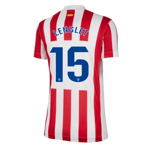 Billige Fotballdrakt Atletico Madrid Clement Lenglet #15 Replika Hjemmedrakt Dame 2025-26 Kortermet Billige Fotballdrakt Atletico Madrid Clement Lenglet #15 Replika Hjemmedrakt Dame 2025-26 Kortermet